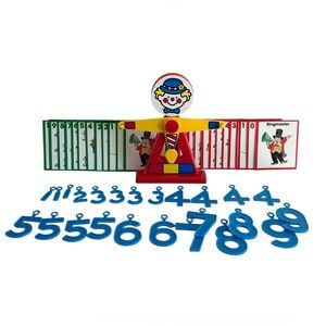 Vintage Fun-N-Learn Number Scale With Extra Numbers And Cards